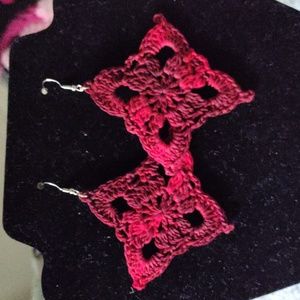 Crocheted earrings